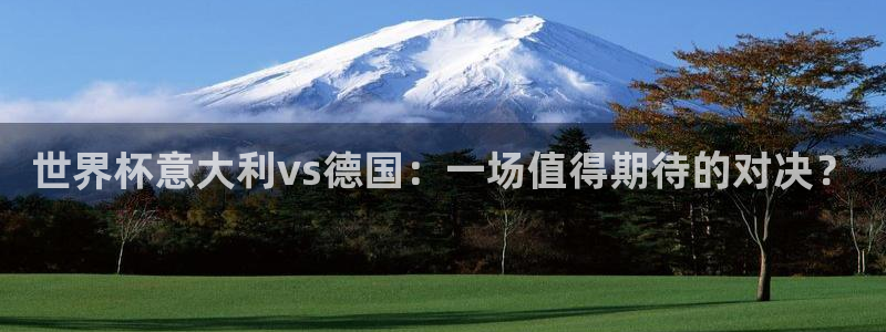 2026世界杯赛程表完整版：世界杯意大利vs德国：一场值得期待的对决？